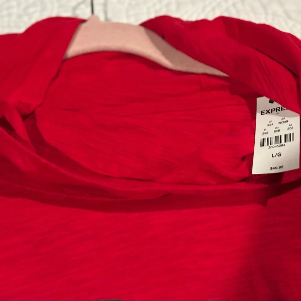 Express Bold Red Hoodie - Picture 4 of 7
